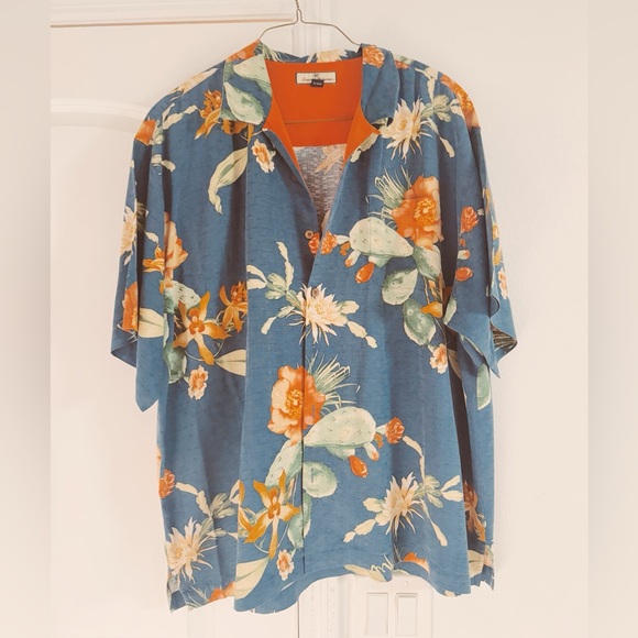 Tommy Bahama Other - Tommy Bahama, Vintage Blue Floral Men's Shirt